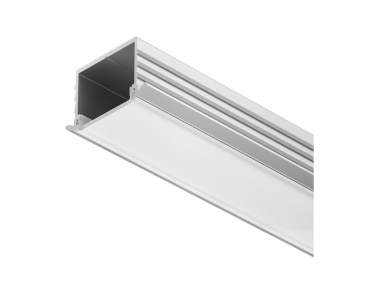 Perfil de alumínio, de embutir, prof. 11 mm - para fita LED com largura 16 mm